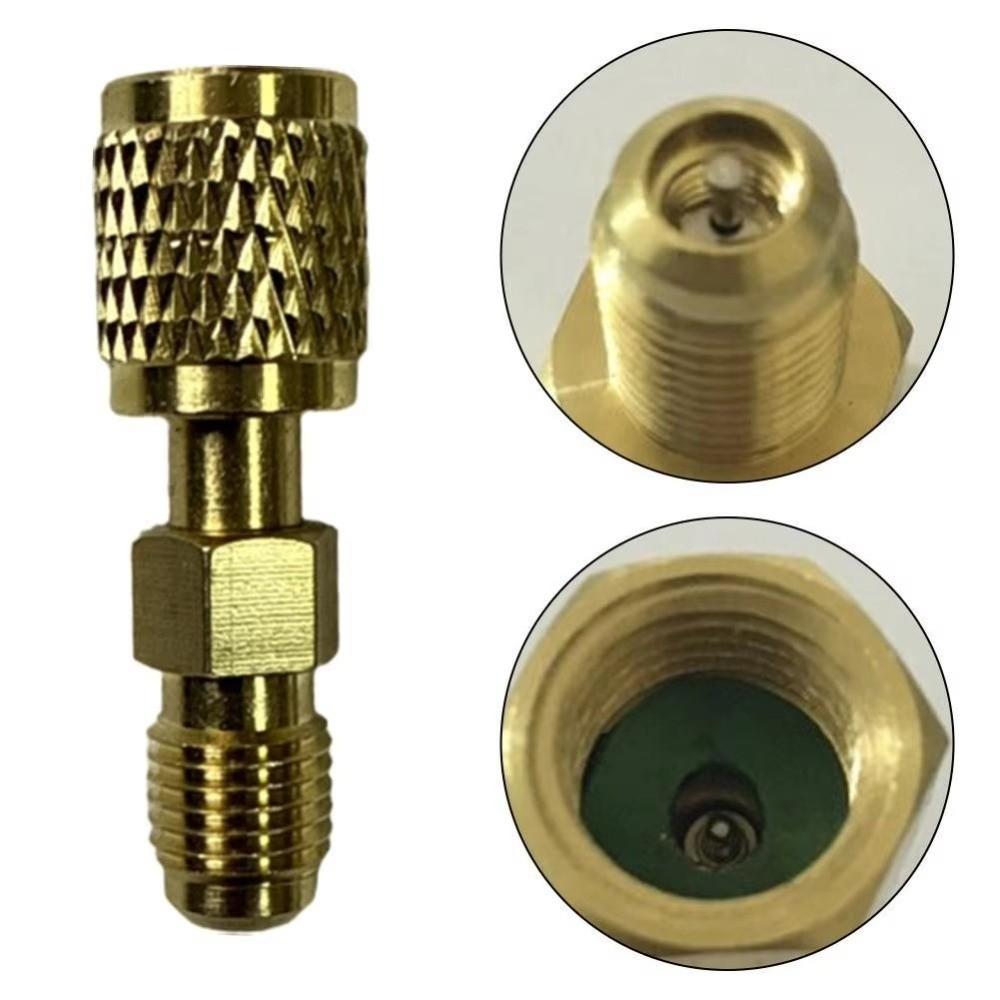 Quick Couplers R32 R454B Refrigerant Brass Adapter Mini Quick Coupler Adapter