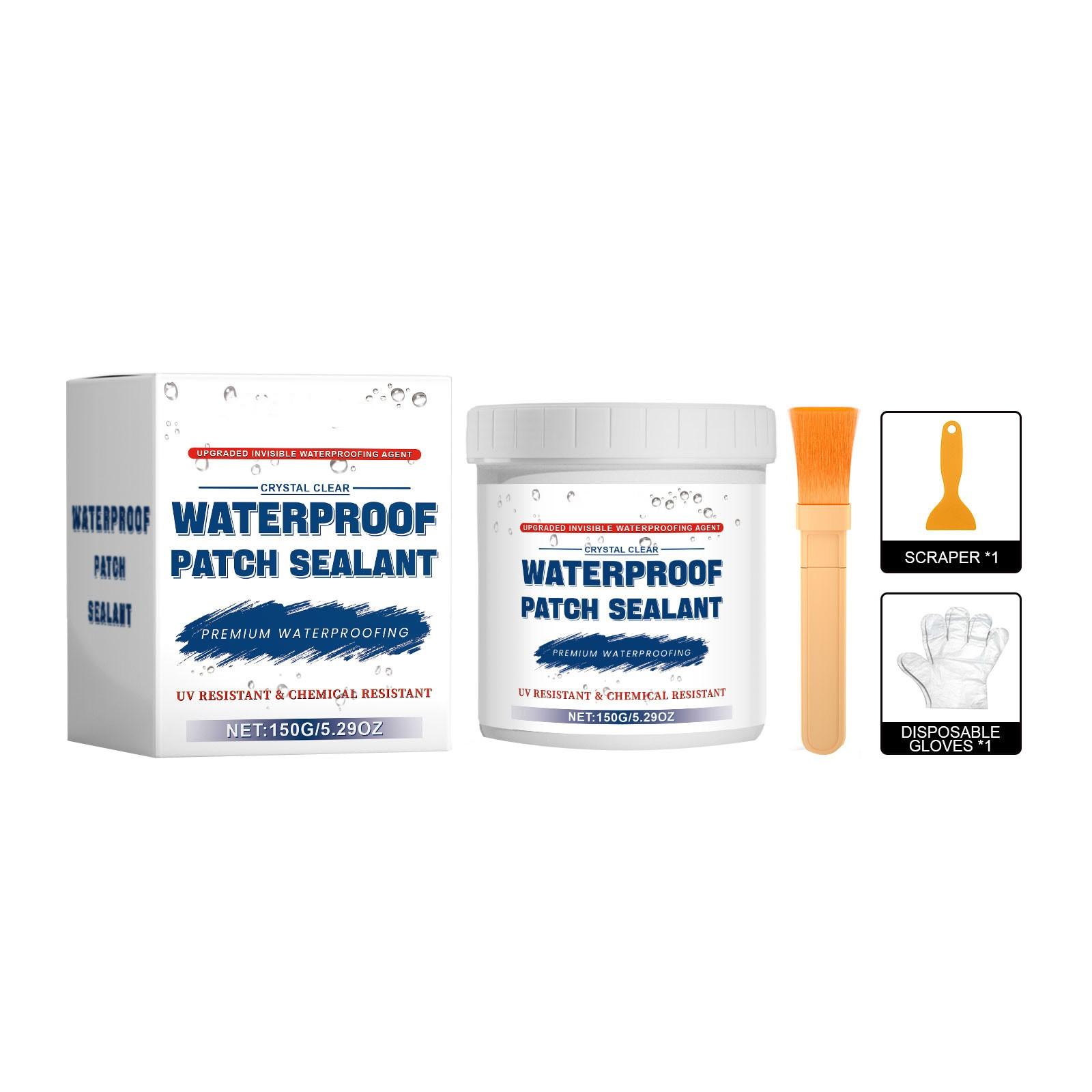 Transparent Glue; Sealant; Joint Sealant; Transparent Leak-proof Glue Roof Crack Sealing Wear-resistant High Elasticity One Size белый