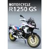 1/9 BMW R1250 GS ADV Alloy Racing Motorcycle Diecasts Street Sports Motorcycle Model Simulation with Light Collection Kids Toys Gift