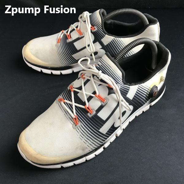 

Reebok Zpump Fusion running sneakers white × black 26.5(USED)
