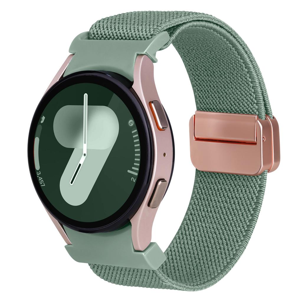 Magnetic Nylon loop Band For Samsung Galaxy Watch 7 6 4 classic No Gaps bracelet Galaxy watch 6 4 5 pro 44mm 47 40mm 20mm straps