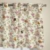 Blumen Blätter Schmetterling Retro Fenster Vorhänge für Wohnzimmer Luxus Schlafzimmer Vorhang Küche Jalousien Vorhänge Vorhänge