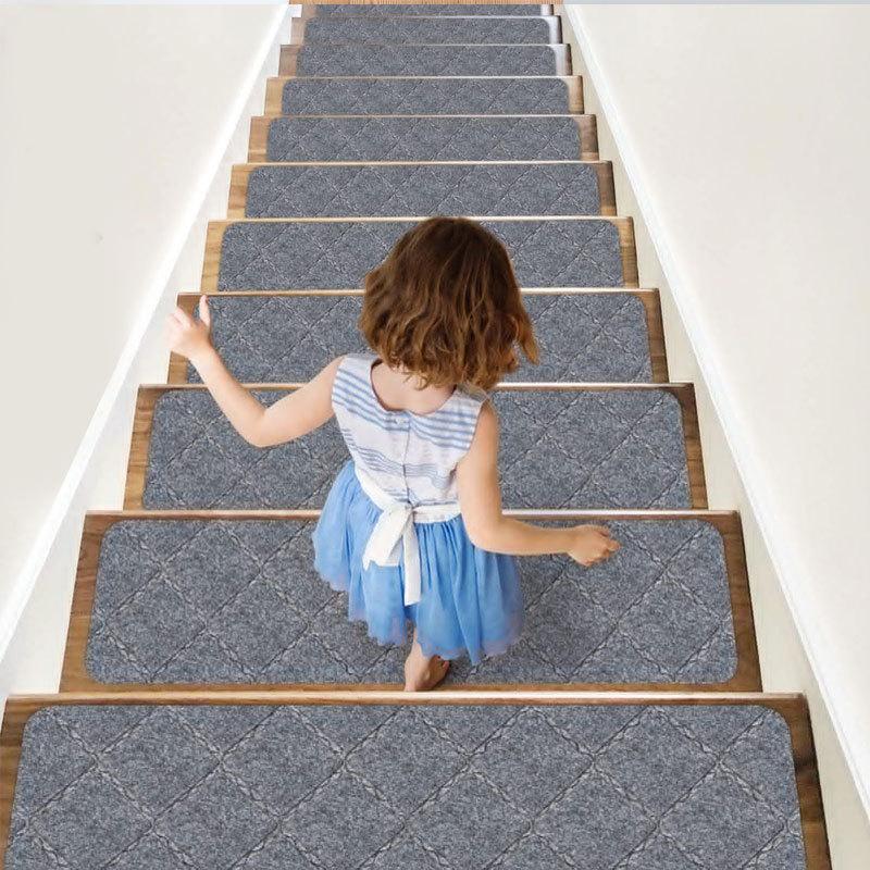 

10PCS Stair Treads for Wooden Steps - Non Slip Stairs Carpet Tape Peel and Stick with Double Adhesive Tape Set 10 PCS