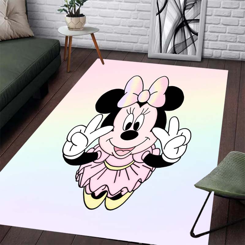 

Leopard Print Mickey Pattern Carpet - Slip-resistant Kitchen Mat, Outdoor Carpet, Home and Bedroom Decoration, Birthday Gift. 60x90cm