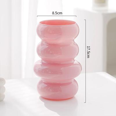 1 Stück Glas Spiralvase Skandinavische Blumendekoration Küche Wohnzimmer Schlafzimmer Haus Tisch Hochzeit Dekorationsvase