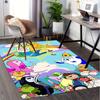 Adventure Time Office Chair Mat: Cartoon Characters Decorative Rug for Home Office Living Room Bedroom Furniture Gift.122303a