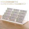 SANRUI Acrylic Business Card Business Card Card 3 4 Large Holds 600 Cards Stand, Holder, Holder, Horizontal, Columns, Tiers, Capacity, Approx.