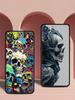 Skeleton Skull Phone Case For Oppo Reno 13 12 11 10 7 F Find X5 X6 A98 A80 A79 A78 A57 A54 A31 A17 Pro 5G Soft TPU Cover Fundas