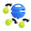 Pickball Trainer, with Elastic Rope, Diameter Hole Ball with Rope PE High Elastic Weifu, Quick Rebound