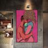 Abstrakte Sexy Romantische Liebhaber Poster Druck Moderne Wand Kunst Bilder für Bar Hotel Schlafzimmer Home Dekoration Wandbild Cuadros