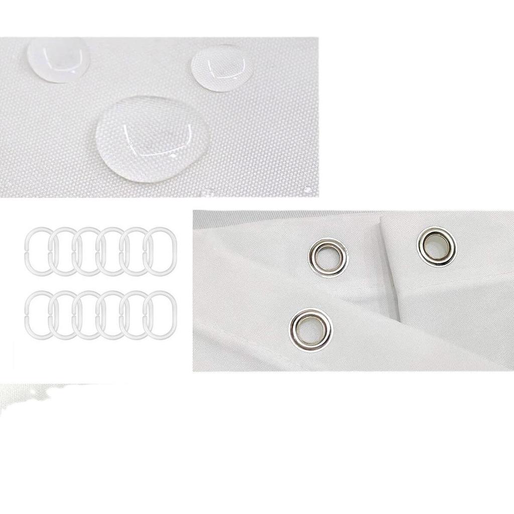 Coastal Marine Shower Curtain: Dolphin, Starfish, Seahorse, Seashell, Sea Turtle - Moisture-Proof, Mildew-Resistant, Waterproof, Beach Bathroom Décor