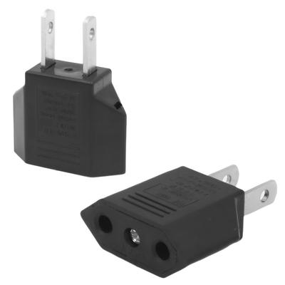 Outlet Conversion Plug C Type Set of 2 Domestic Conversion Plug Power Conversion Plug 6A Round Flat Conversion 2 Pin Type Plug High Compatibility