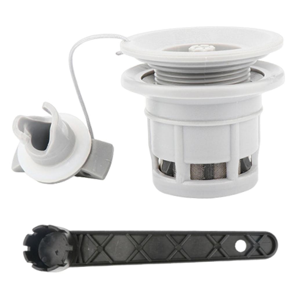 Pontoon Boat Inflation Valve Replacement for Kayak Raft Easily Install Repair Parts Self Locking Lightweight with Filter Mesh