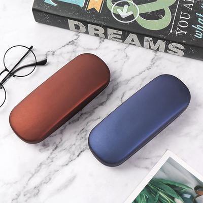 New Fashion  Women Kids Leather Eye Glasses Hard Shell Protector Reading Eyewear Case Portable Sunglasses Box Case