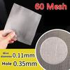 Food Grade 304 Stainless Steel Filter Mesh Home Kitchen Food Bean Powder Oil Filter Net Metal Water Filtration Screen Strainers