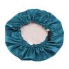 Satin Bonnet Beanie Hat Double Layers Satin Dome Cap for Head Wrap Cover with Neat Stitches Invisible Elastic Band