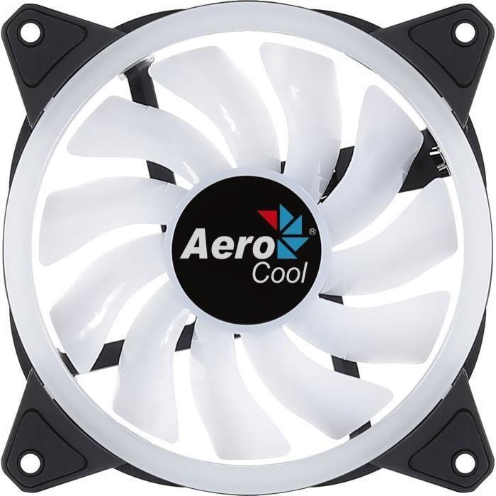 Ventilateur - AEROCOOL - Duo 12 ARGB - 120mm - 1000 TPM - 19,7 dBA
