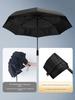 Memory-Elastic Umbrella, Fold-Free, Fully Automatic, Large and Reinforced, Storm-Resistant, One-Touch Portable, No Folding Required, Keeps Shape