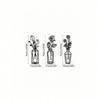 Vase Flower Metal Wall Art Set, Minimalist Floral Line Wall Decor
