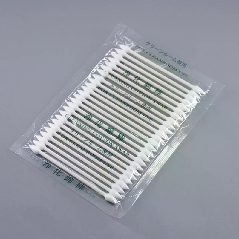 50/100pcs Dust Free Cleaning Swab Cotton Stick Headphone Charge Port Accessories