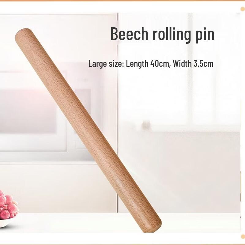 Alishan Non-Stick Beechwood Rolling Pin Set