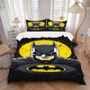 Batman Night Hero Print 3Pcs Bedding Setduvet Cover With 2 Bedropillowcase Home Birthday Gift