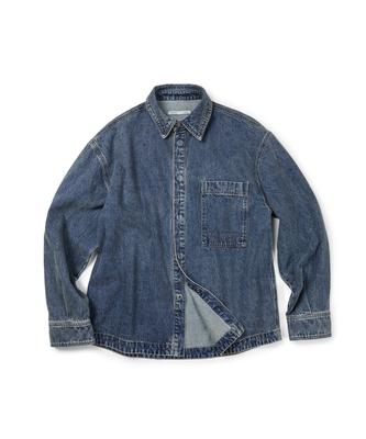 ETCE (Base) Washed Denim Shirts (Blue)
