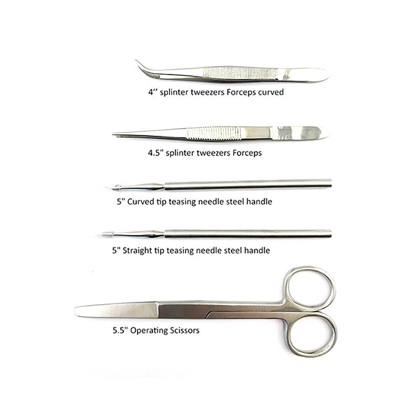 Dissection Kit 22PCS Premium Stainless Steel for Medical Suture Practice Surgical Training Students