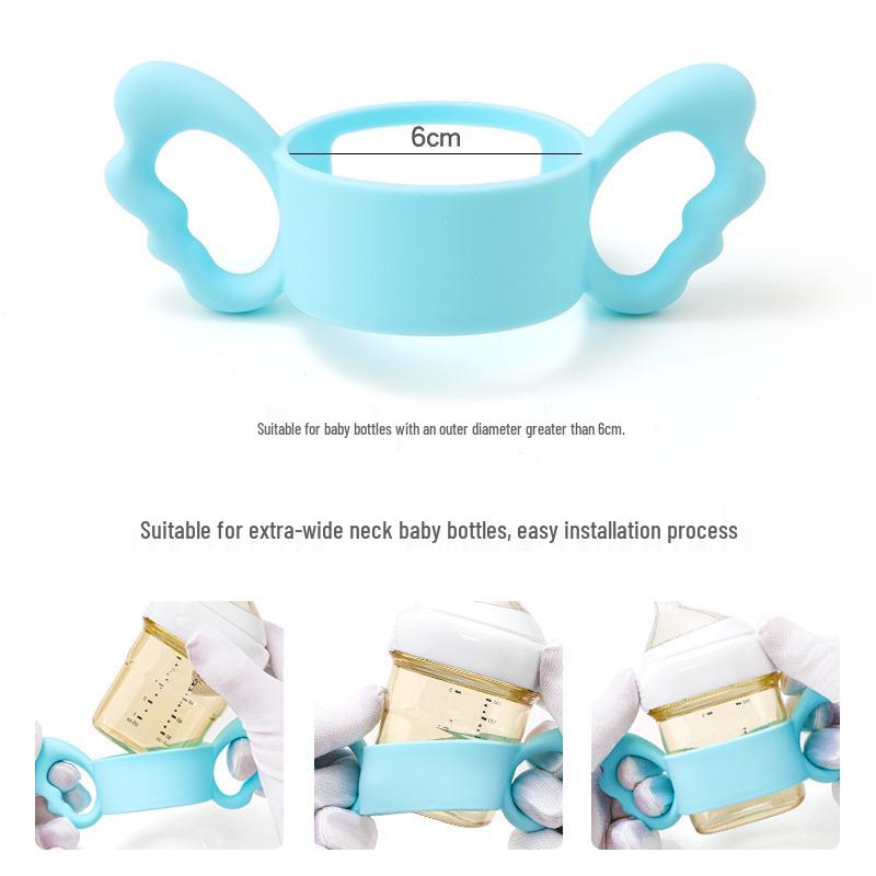 Hegen Universal Wide-Mouth Silicone Baby Bottle Handle