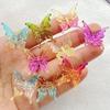 10Pcs Cute Cartoon Colorful Butterflies Flatback Resin Scrapbooking Crafts Fit Phone Case Decoration DIY Hair Bows Accessories