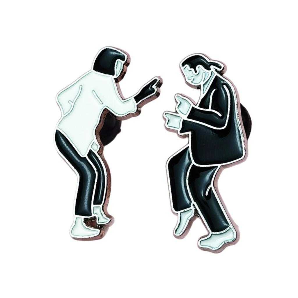 Cartoon Character Metal Badge: Unique Brooch for Men and Women Backpack Decoration