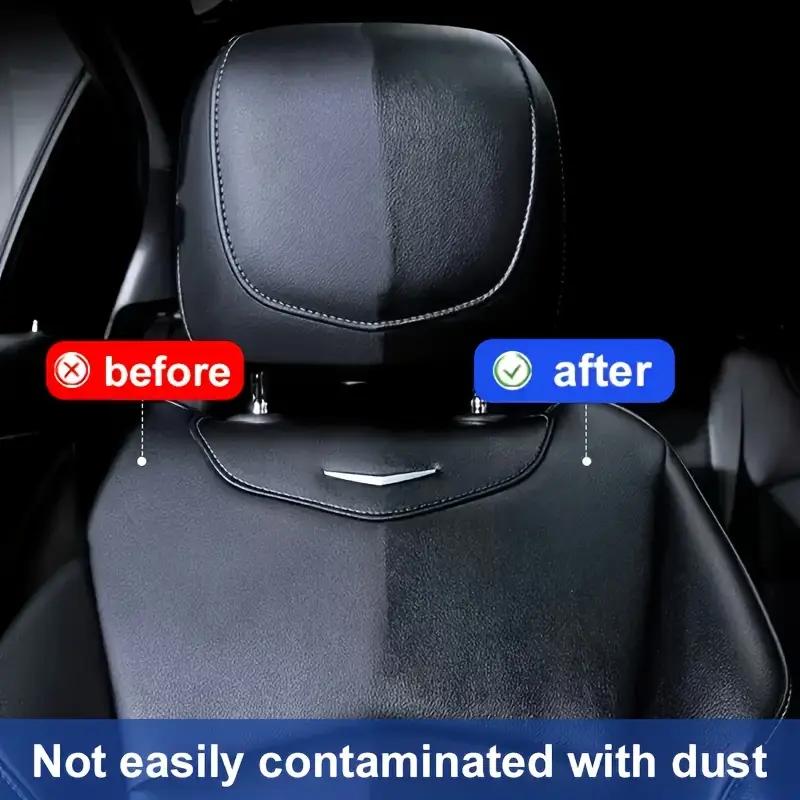 Car Interior and Exterior Dual Black Plastic Restoration wax,Can Be Used for Tire Blackening,seat Polishing,dashboard Brightenin