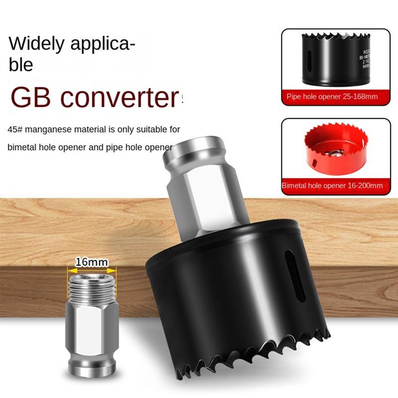 Woodworking Hole Opener Quick Stripping Pipe Self-Locking Extensions Rod Woodworking Hole Opener Connecting Rod
