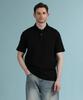 Panicalle Black Stretch Polo Shirt