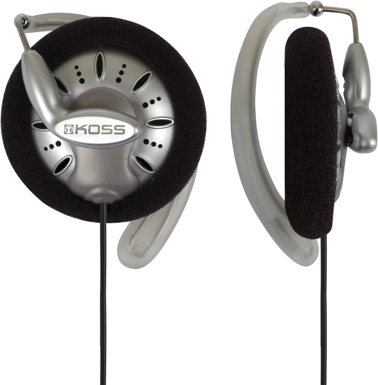 

KOSS KSC75 open-type headphones, over-the-ear type, [Used] серебряный
