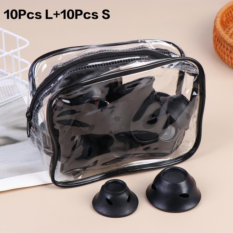 20Pcs Silicone For Hair Curling Rollers Diy Set With Mushroom Bell Shapes Spiral Design Soft Construction Easy Removal Curls