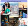Compact Silicone Foldable Water Bottle - 500ml Portable Sports Bottle for Outdoor Activities