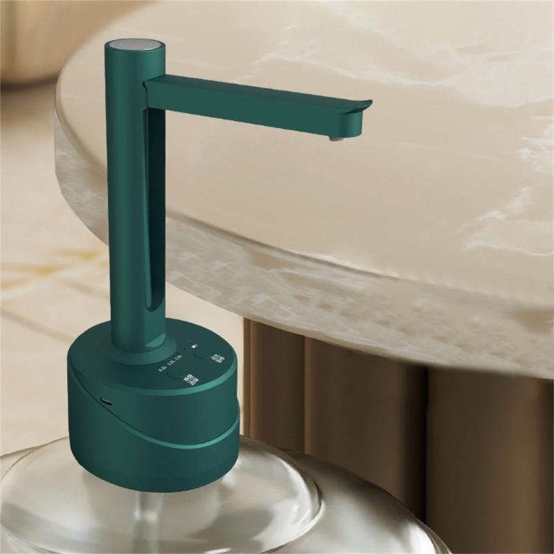 Piccolo Erogatore d'Acqua Elettrico per Casa e Ufficio per Bottiglie da 5 Galloni Ricaricabile tramite USB Pompa dell'Acqua Elettrica Pieghevole