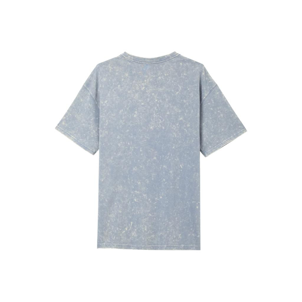 Nike Sportswear Solid Color Logo Crew Neck Tee Men Tops Vivid-Steel-Blue DZ2899-493
