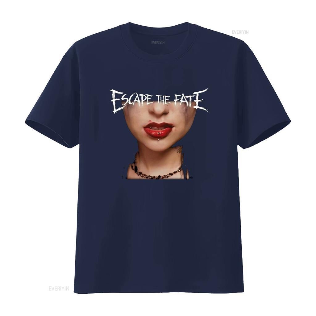 Escape The Fate Band T-Shirt Konzert Für Freund Alle Größen S 4XL Vintage Gewaschen Dehnbar Lässiges Oberteil Für Den Alltag Weich