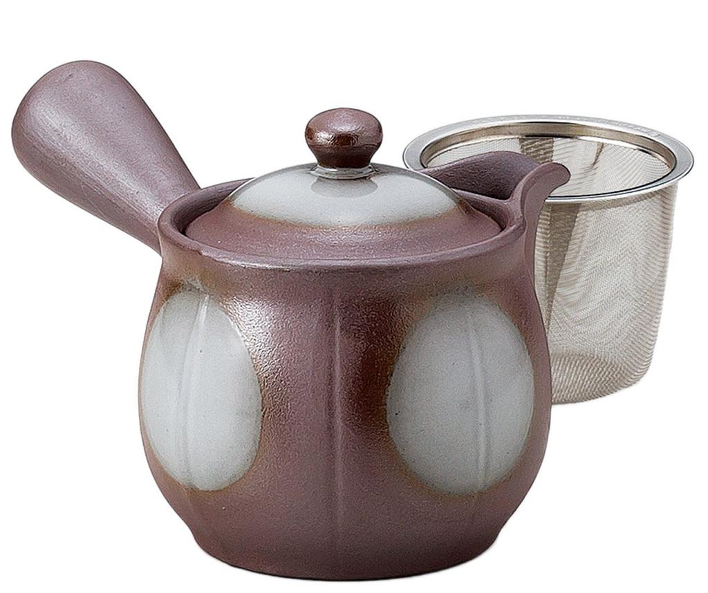 Banko Ware Future Style White Banko Teapot tea (with strainer) 476-24-713