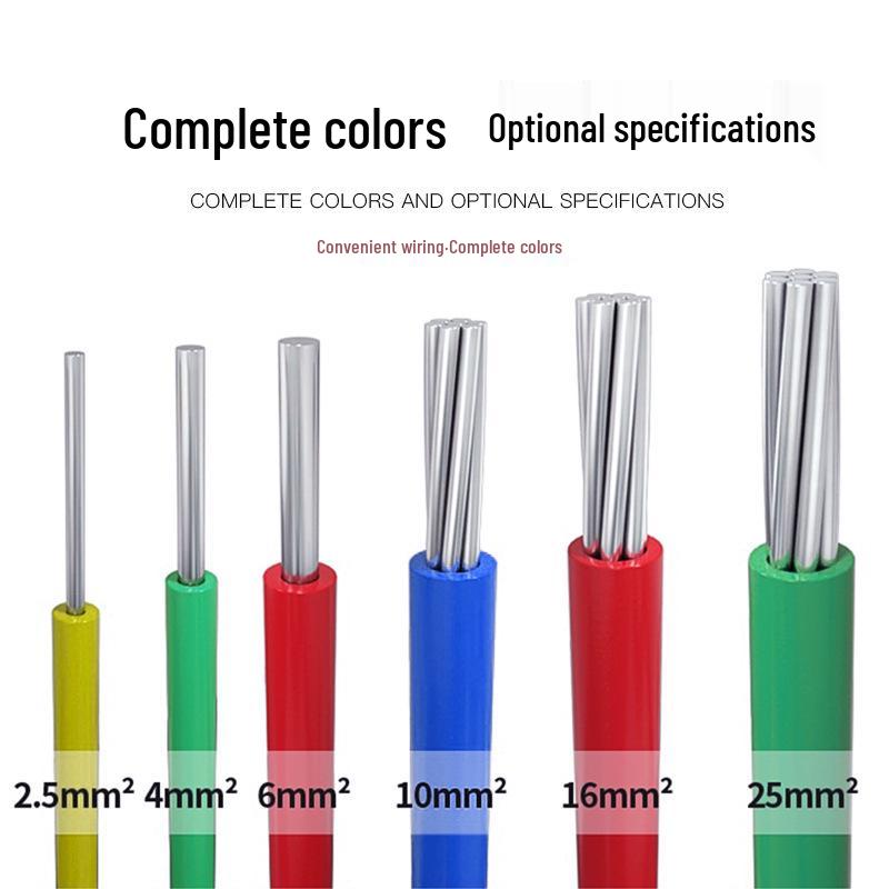 Chengtong Pure Copper BV Cable - Single Core, 1.5/2.5/4/6 mm² for Home Wiring