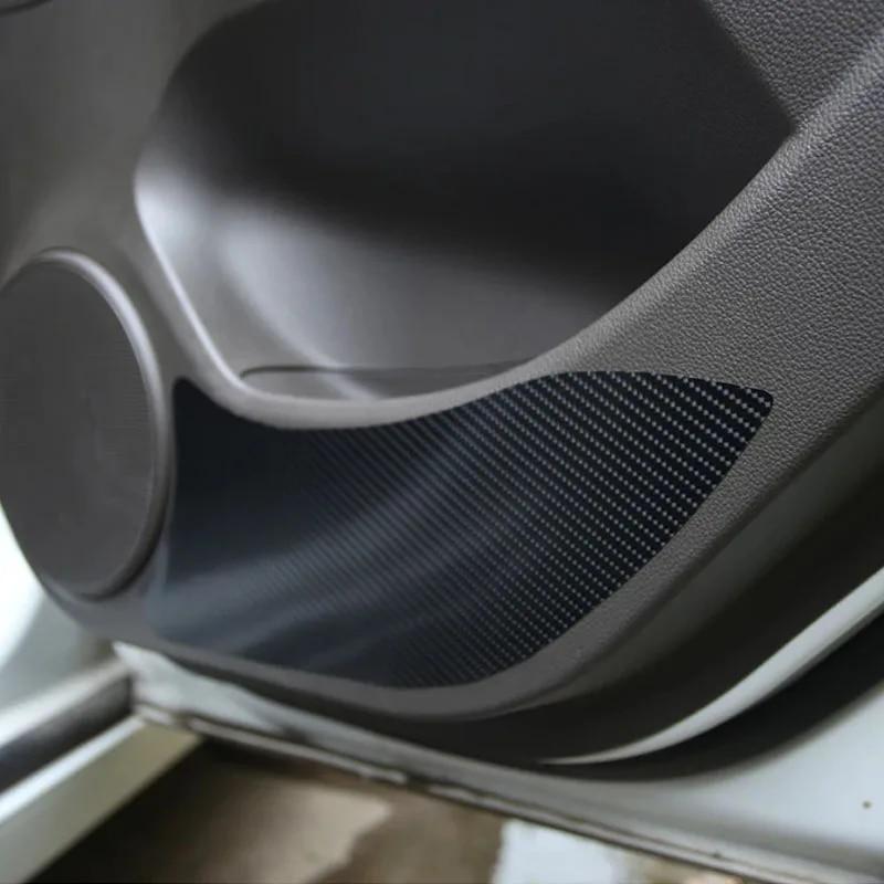 My Good Car 4PCS Auto Brennende Kohlefaser Vinyl Innentür Schutzfolie Aufkleber Fall Chevrolet Cruze 2009 - 2014 Zubehör