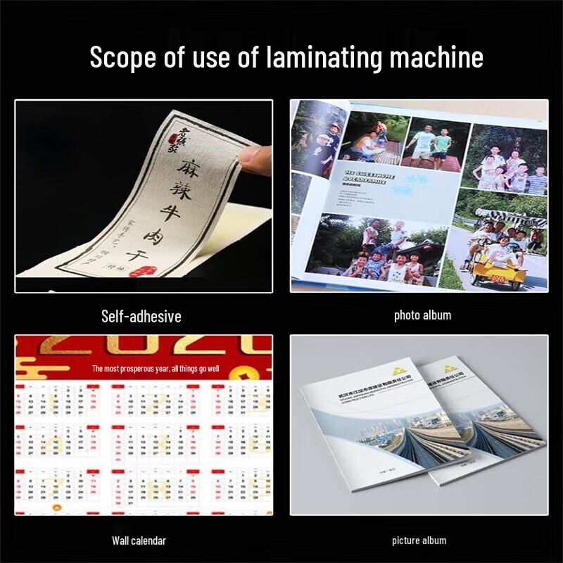 Xijiaer 650 Automatic Dual Roll Hot/Cold Laminator CN plug (adapter included)