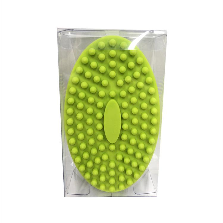 Baby Silicone Bath Brush - Soft Shampoo and Sensory Tactile Brush for Kids.