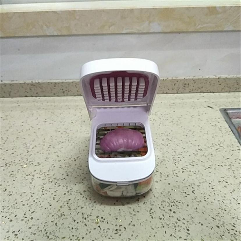 1 Pcs Manual Vegetable Fruit Slicer Chopper Presser Cut Onion Cheese Tomatoes Cutter Fruits Dicing Blade Kitchen Tools