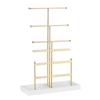 Jewelry Organizer Tabletop Jewelry Holder Earring Necklace Bracelet  Jewelry Tree Display Stand with Tray