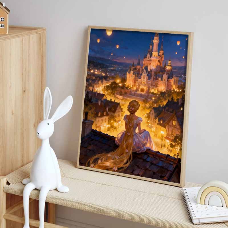Disney Pittura Diamante Fai da Te 5D Rapunzel Da Intrecciati Cartone Animato Mosaico Completamente Diamantato Pittura Diamante Arte Decorazione Murale Set Artigianale
