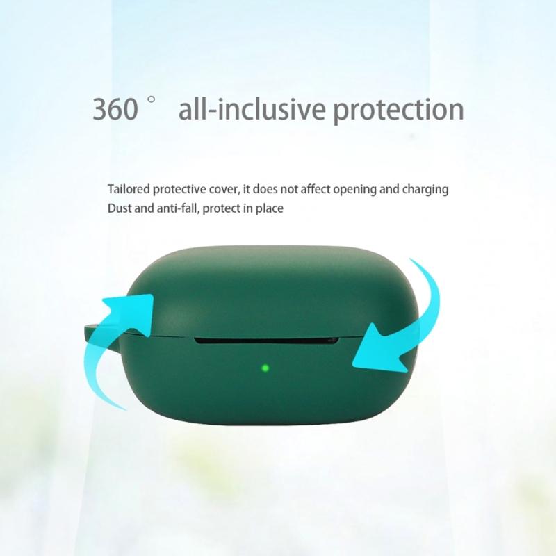 Schutzhüllen für QCY T13 ANC Ohrhörer Staubdichter Schutz Waschbare Ladeboxen Hülle Kratzfeste Abdeckung