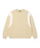 ADHOC Men'S Color Block Terry Sweatshirt (Lt-Yellow) (Ha2Lt02-71)